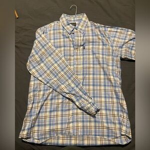 Men’s casual plaid shirt